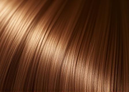 Example of incredibly smooth and shiny hair after a keratin treatment