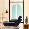 Icon representing a relaxing salon environment with a chair